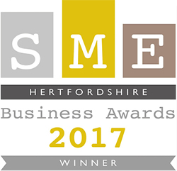 Hertfordshire SME Awards winner in 2017 Hertfordshire SME Awards winner in 2017